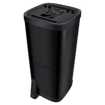 Супер праздничная Party Box с караоке для вечеринок 150W TWS Bluetooth FM USB microSD LED дисплей аккумуляторное питание чёрная SV-022402 Sven (SV-022402)
