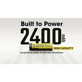 Nitecore Аккумуляторы NC-NH24001 2400 мАч, 1.5 В, Li-Ion, AA, 24 месяца гарантии, 1 шт в упаковке (NC-NH24001)