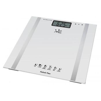 Jata Elektroniskie personiskie svari 532, 180 kg, 100 g, LCD, 310 mm, 190 mm, 2xAAA, 12 atmiņas ieraksti, neslīdoša virsma (532)