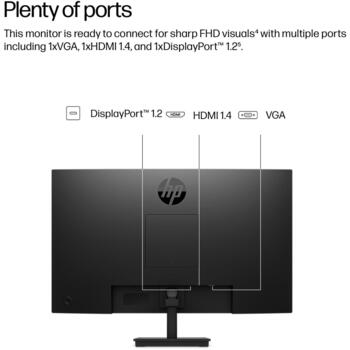 HP S3 Pro 324ph (60.5 cm (23.8 inches), black, FullHD, IPS, HDMI, DP, VGA, 100Hz panel) (B0BU9UT#ABB)