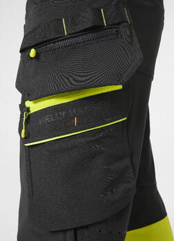 Helly Hansen сигнальные брюки 77500_369-C62, C62, EN ISO 20471 класс 1, желтый/черный, 4-сторонняя эластичность, усиление Cordura (77500_369-C62)