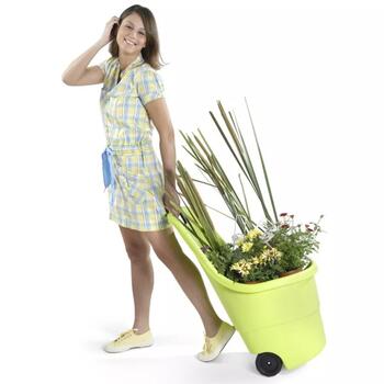 Keter Тачка Easy Go Breeze 29199467771, 50л, 51x56x84см, зеленая (29199467771)
