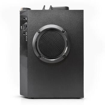 Media-Tech Pārnēsājamais skaļrunis MT3186, 30W RMS, 900W PMPO, 80-20000Hz, Bluetooth 5.3, FM radio, MP3, microSD, USB, USB-C, AUX (MT3186)