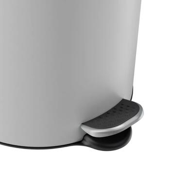 Hailo Selekta S 035050201, 5L, 27x27x20см, сталь, Soft Close, педаль, съемное внутреннее ведро (035050201)