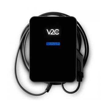 Настенная зарядная станция для электромобиля 22kW Type 2 32A 3 фазы с кабелем 5м WiFi smart Trydan V2C (INU22T25)