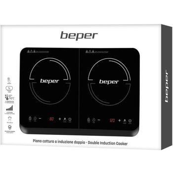Beper Индукционная плита BF.720, 3500 W, Закаленное стекло, 59 x 38 x 6,5 см (BF.720)