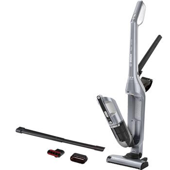 Bosch BCH3P210 Series 4 Flexxo bezvadu akumulatora slotas putekļu sūcējs 2 - 1 21.6 V līdz 50 min runtime 0.4 L konteineris Dry Bagless Silver (BCH3P210)