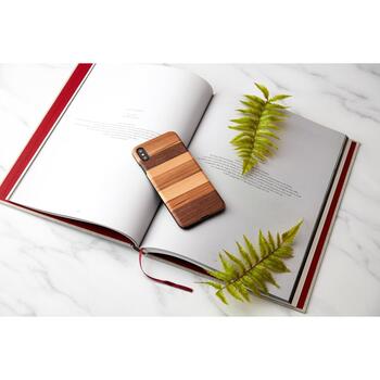 Man&Wood Чехол для смартфона M7711B, 6.5, С изображением, Apple iPhone XS Max, натуральное дерево, поликарбонат (M7711B)