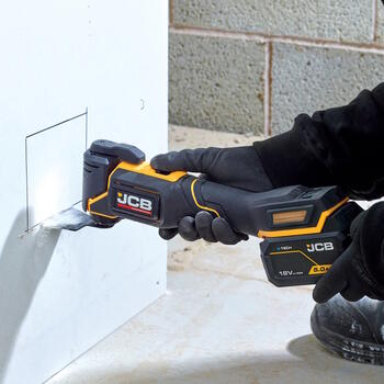 JCB JCB-18PMT-32 Professional 18V bezsuku daudzfunkcionāls instruments griešanai slīpēšanai un skrāpēšanai 5000-20000svārst./min 9 ātrumi (JCB-18PMT-32)