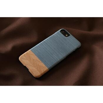 Man&Wood чехол M7064B, 73x143x10mm, 20g, дерево, поликарбонат, совместим с iPhone 7/8 (M7064B)