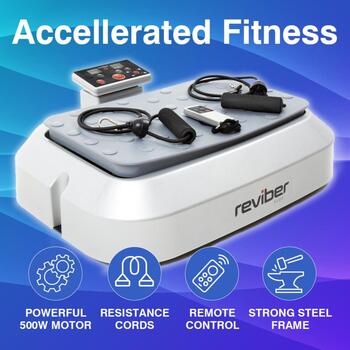 Reviber Колебательная вибрационная платформа RV-VIPL/ER-02, 500W, 16,5kg, 12mm амплитуда, 200kg вес пользователя (RV-VIPL/ER-02)
