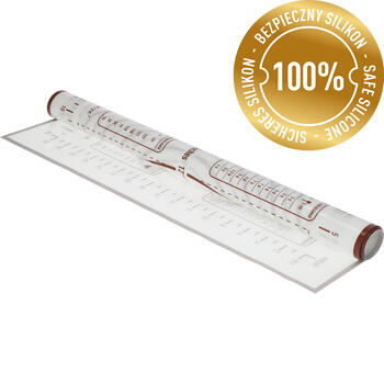 Browin Silikona paklājiņš 780000, 60x40cm, 0.4mm, -40 līdz +230°C, ar trafaretiem un kulinārijas kalkulatoru (780000)