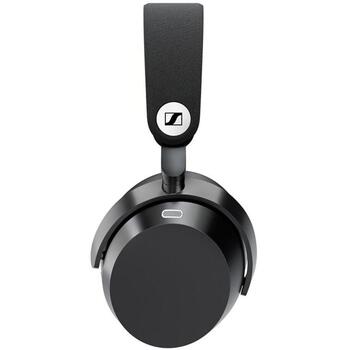 Sennheiser наушники MOMENTUM 5 800078, Bluetooth 5.4, 42мм, 520Ом, 108дБ, 6-40000Гц, до 57ч, черные, ANC, микрофон, Dolby Atmos (800078)