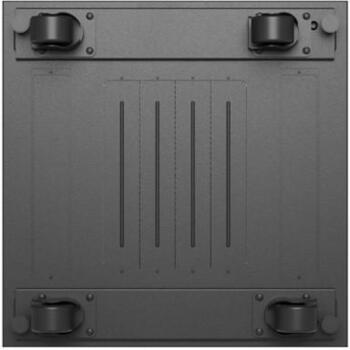 Szafa instalacyjna rack stojąca 19 cali 37U 600x600 drzwi perforowane LCD czarna (Flat pack) (FF01-6637-23BL)