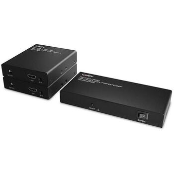 Lindy I/O видеораспределитель 38385 4K@60Hz, 2 HDMI выхода, PoC, черный (38385)