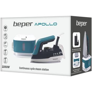 Beper Утюг P204CAL200, 2250 W, 1.2 л, 50 г/мин, 5 Бар, Керамика, Drip-stop, Антикальциевая кассета (P204CAL200)