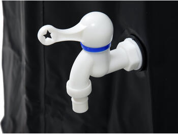Flo складная бочка для дождевой воды 89702, 250 л, 600x880 мм, 500D PVC, PP, ABS, УФ-стойкая, шланг 3/4