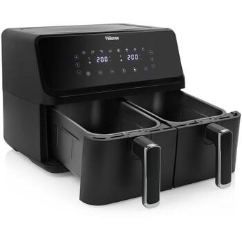 Tristar Dubultā groza karstā gaisa friteris FR-9026, 2700 W, 8 L, melns, 8 programmas, digitālais panelis (FR-9026)