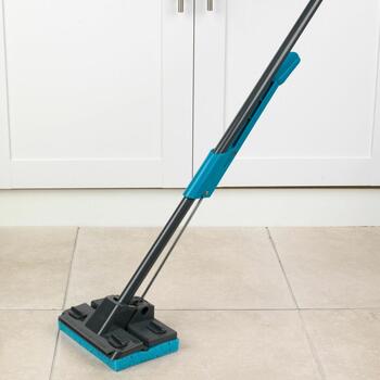 Beldray Sūkļa mazgājamā slota LA050915FEU7, 120cm, 18cm, 13cm, melna/zila, metāls/plastmasa/poliesters, ar izgriešanas funkciju (LA050915FEU7)