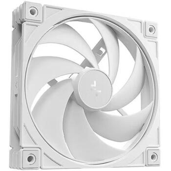 Deepcool dzesēšanas ventilators FD12 WH V2 R-FD12V2-WHNPN1-G, 4-pin PWM, balts, hidro gultņi (R-FD12V2-WHNPN1-G)