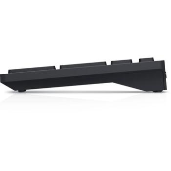 Dell klaviatūra KB500 580-AKOO, bezvadu, melna, 2.4 GHz, 12 programmējamas taustiņi, QWERTY US (580-AKOO)