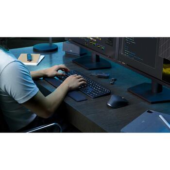 Logitech klaviatūra MX KEYS S 920-011587, bezvadu, Bluetooth, QWERTY, LED apgaismojums, 10 m, USB-C uzlāde, 810 g (920-011587)