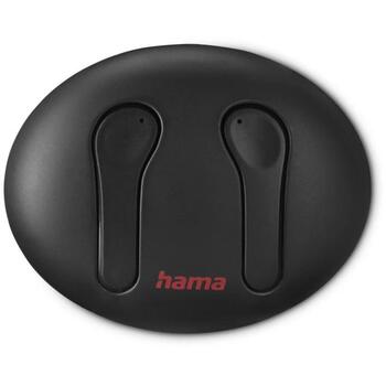 Hama Наушники 00184167, Bluetooth 5.3, до 16ч, ENC, беспроводная зарядка, LED дисплей батареи, Siri/Google Assistant (00184167)