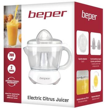 Beper Sulu spiede BP.102, 25W, ABS, divi konusi, automātiska reversa funkcija, mīkstumu siets (BP.102)