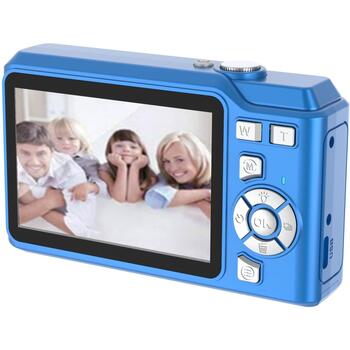Denver Компактная камера DCA-4818 Blue 112170000020, 5MP, 2.8'' LCD, 1080P, 8x цифровое увеличение, USB-C, MicroSD до 64GB (112170000020)