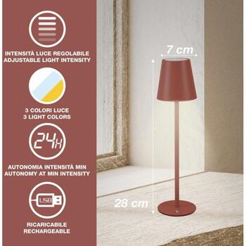 Beper Galda lampa P207ILI204, 3W, Tumši sarkans, LED, 1 spuldze, Aptumšošana, Gaismas temperatūras regulēšana (P207ILI204)