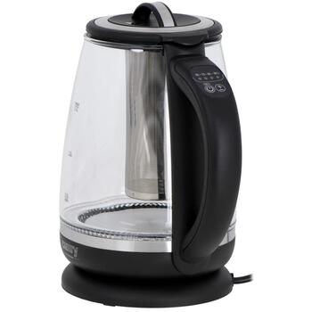 Adler Чайник CR 1290, 2200 W, 2 L, Стекло, 360° поворотная база, Автоотключение (CR 1290)