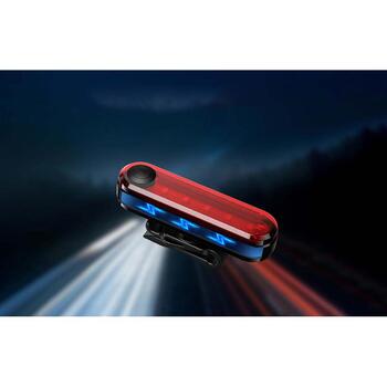 Superfire BTL01 aizmugures velosipēda lampa, USB, 230mAh, 20g, 3.7V, IP44, 4 režīmi, akumulators (BTL01)