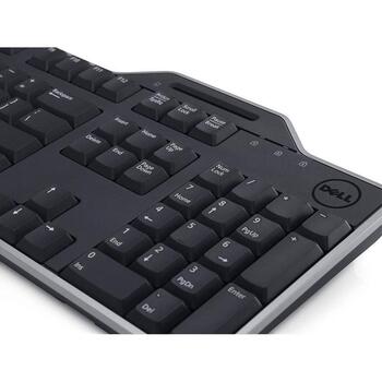Dell Pro Smartcard KB813 tastatūra 580-18366_LT, USB, melna, ūdensizturīga, QWERTY, 1 x USB kabelis (580-18366_LT)