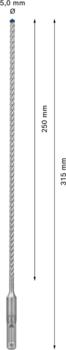 Triecienurbis SDS plus-7X 5x250x315mm, 1 gab., Perforatora urbjiem EXPERT SDS PLUS-7X TRIECIENURBIS PERFORATORIEM, 2608900063 BOSCH (2608900063)