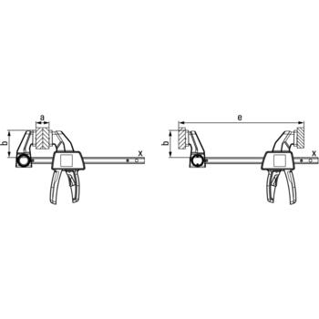 BESSEY one-hand clamp EZM 150/60 - EZM15-6 (EZM15-6)