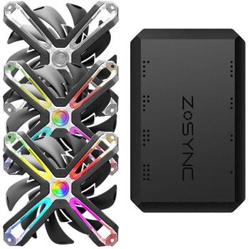 Zalman Ventilators ZM-SF120A3, 120mm, 100 g, 12 cm, 800-1500 RPM, 28 dB, 54 CFM, PWM, FDB, 9 lāpstiņas (ZM-SF120A3)