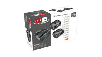 Sākuma komplekts Starter set 18V (2x 2,5 Ah + AL 18V-44), 1600A031T5 BOSCH (1600A031T5)