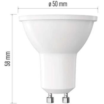 Emos LED лампочка Classic MR16 ZQ8E12, 3 W, 230 V, 345 lm, теплый белый, 100°, 30 000 часов, GU10 (ZQ8E12)
