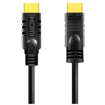 Logilink HDMI кабель CHA0025, 25м, активный, HDMI-HDMI, 4K, Ethernet, позолоченные контакты, черный (CHA0025)