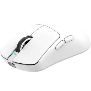 White Shark Мышь BORS-W, 12000 DPI, 54г, 5 кнопок, USB-C, RF 2.4 GHz, Bluetooth, оптический сенсор (BORS-W)