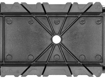 Vorel стусло 29318, 250x65x60 мм, PS, 22.5°, 45°, 90°, направляющие для резки (29318)