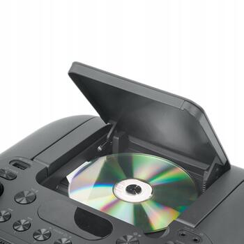 Muse Портативное радио M-35 BT, AC 100-240 В, 20 FM, Bluetooth, USB, AUX, CD, MP3, LCD, Bass Boost, черный (M-35 BT)