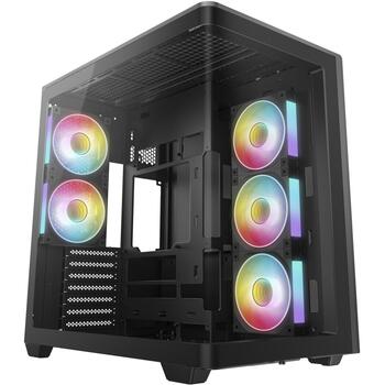 Deepcool корпус CG590U 5F R-CG590U-BKAGA5-G, Midi-Tower, ATX PS2, черный, 7x слот расширения, 1+1x 3.5