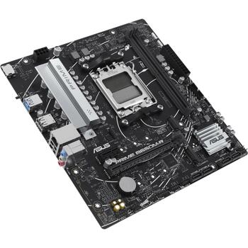 Asus Mātesplate PRIME B650M-R, AM5, DDR5, 96 GB, 2 M.2, 4 SATA III, 2.5 Gb Ethernet, 7.1 audio, RGB LED (PRIMEB650M-R)