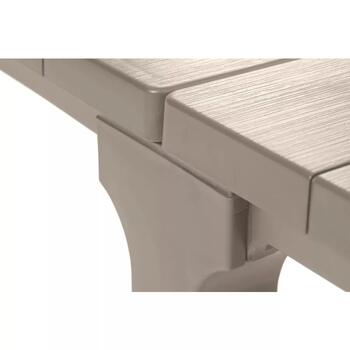 Keter Julie Double Table 29210662587, 3 конфигурации, 6-10 чел., 295x90x74,5см, 20,8кг, УФ-стойкий пластик (29210662587)