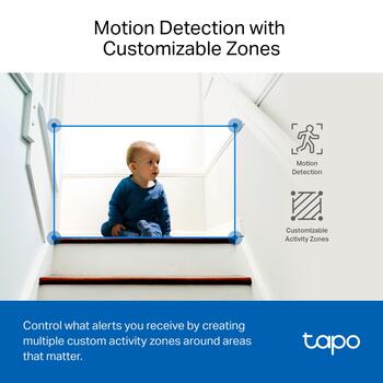 Tp-Link Tapo C230, 3K 5MP, 340°/69° панорамирование/наклон, 40ft ночное видение, двусторонний звук, поддержка microSD до 512GB (TAPO C230)