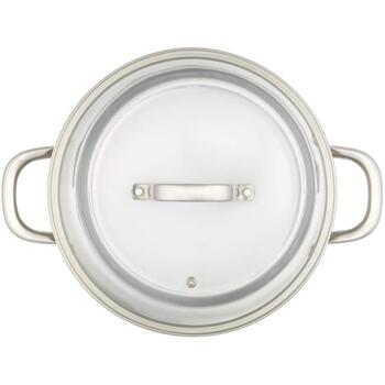 Salter Кастрюля BW13905, 9L, 24cm, нержавеющая сталь, стеклянная крышка, совместима с индукцией (BW13905)