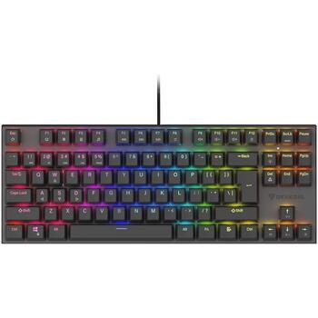 Genesis Thor 303 TKL клавиатура NKG-1881, USB, QWERTY US, механическая, Outemu Peach Silent, RGB, черная (NKG-1881)