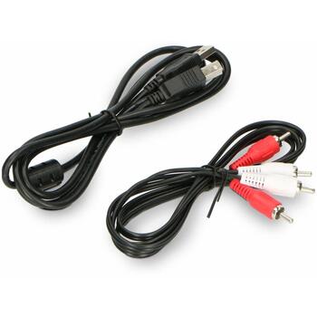 Lenco L-30BK проигрыватель винила, черный, 33/45 RPM, стерео 2.0, RCA/USB, MM, предусилитель (L-30BK)