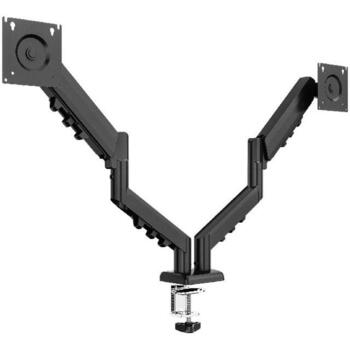 Tracer monitors ar divām Armflex stiprinājumiem TRAUCH47660, 90.9mm, 340mm, 57cm, 18kg, melns, VESA 100x100mm, 90-45° slīpums (TRAUCH47660)